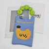 Knitted small hand bag / crossbody bag (banana)