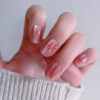 Pink Firework Cat-Eye Press-On Nails