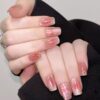 Pink Firework Cat-Eye Press-On Nails