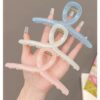 Candy color acrylic hair claw clip (Pink)