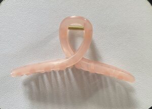 Candy color acrylic hair claw clip (Pink)