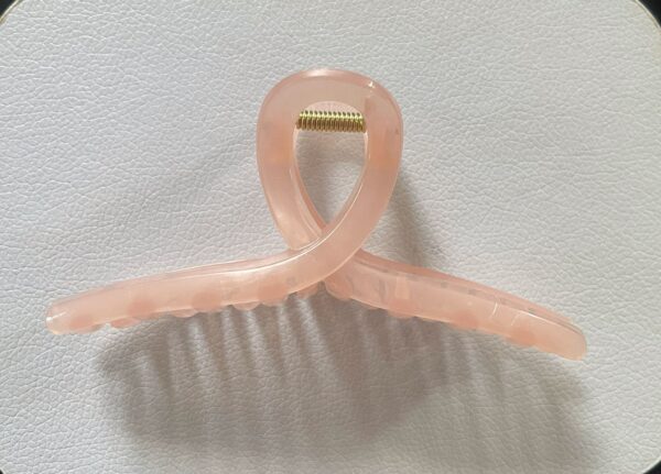 Candy color acrylic hair claw clip (Pink)