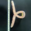 Candy color acrylic hair claw clip (Pink)