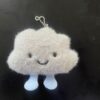Cloudy buddy -- Plush Charm -- light gray