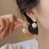 Cubic Zirconia & Imitation Pearl Earrings Cubic Zirconia & Imitation Pearl Earrings