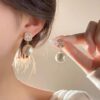 Cubic Zirconia & Imitation Pearl Earrings2 Cubic Zirconia & Imitation Pearl Earrings