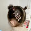 Kids Hair Clips Sample photo Milk Coffee Color Kids Hair Clips – Teardrop Shape (Set of 10)