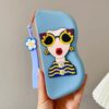 Silicone eyeglassess bag (little girl)